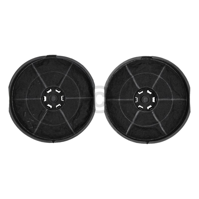 Kohlefilter wie Type58 Whirlpool 484000008782  AKB000/1 Wpro 142mmØ für Dunstabzugshaube 2Stk
