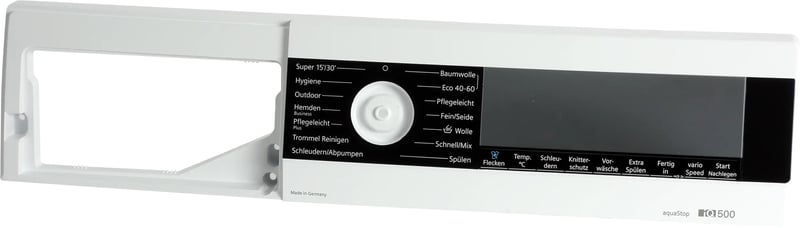 Bedienblende für Gehäuseteile Bosch 11046812 Frontblende, Tastenfeld