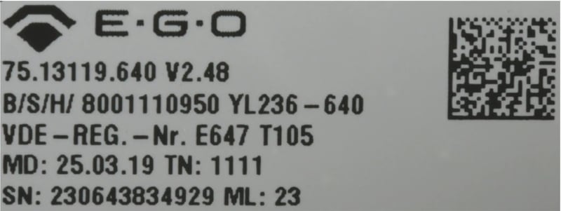 Bedienmodul 11009223