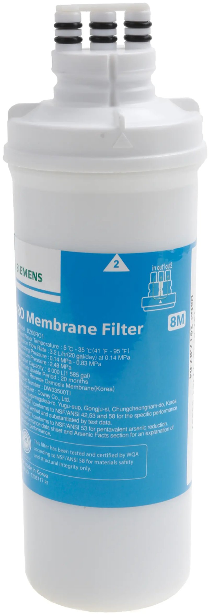 Wasserfilter 00646996