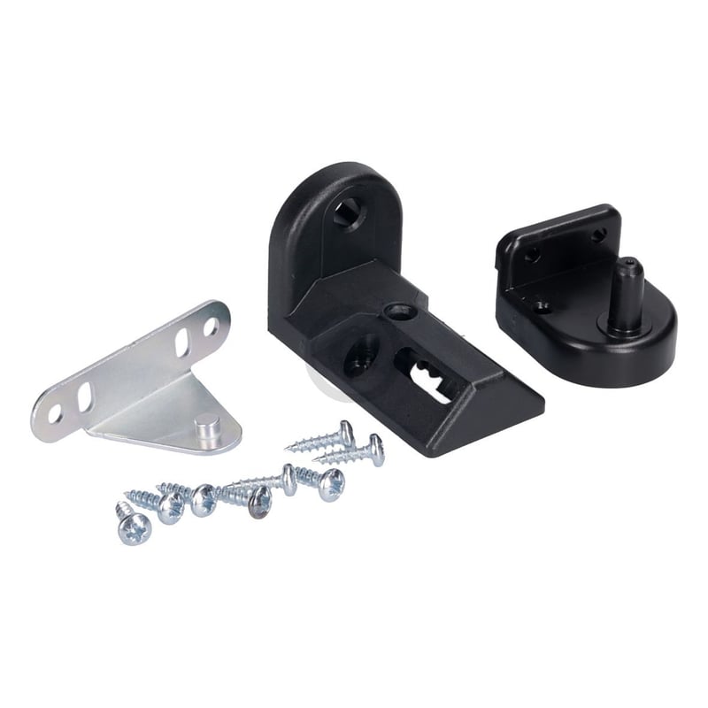 Befestigungssatz Hailo 1138699 schwarz für EinbauAbfallsammler rund Hailo