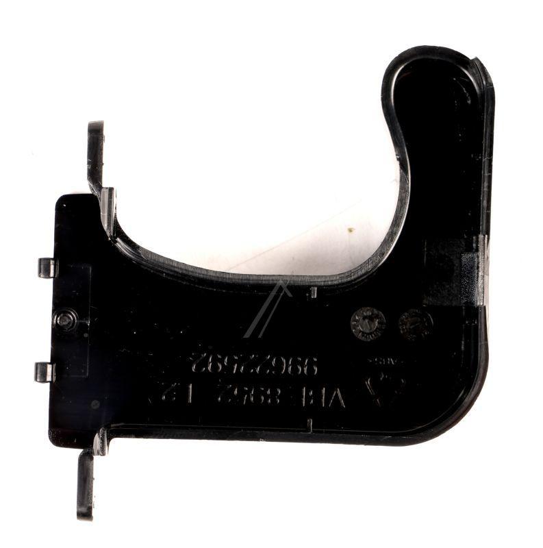 Scharnierabdeckung oben links für Kühlschrank Vestel 42368821 Schwarz, Modelle 3731/3831