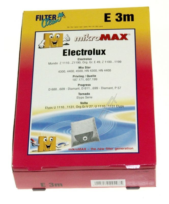 Mikromax-Beutel für Filterclean-Ofen FL0006K 4+1+1-Set