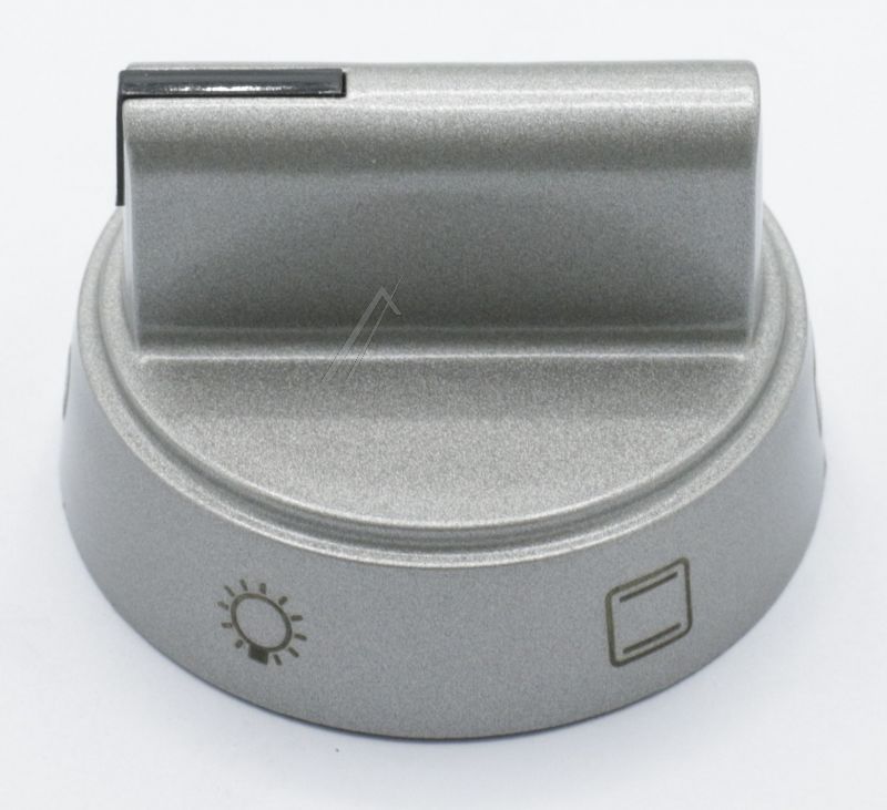 Knopf für Amica Ofen 9070458 Silber Drehknopf