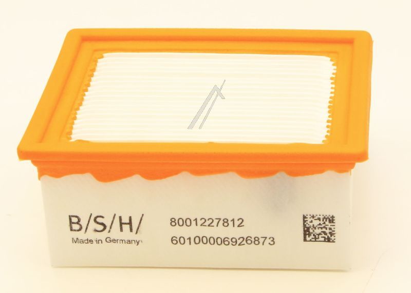 Filter mit Deckvlies blau für Staubsauger Bosch Siemens 12042141 Luftfilter, Reinigung