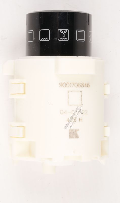 Drehgriff Ofen Bosch Siemens 10026318 versenkbar, schwarz