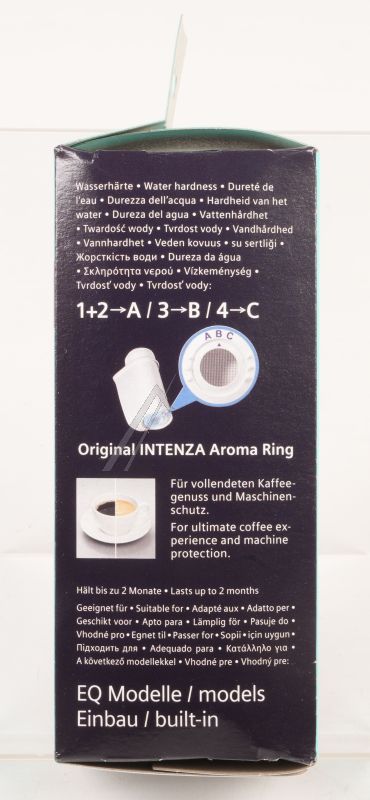 Brita Intenza Wasserfilter für Kaffeemaschine Bosch Siemens 17008807 Kalkschutz Hygiene