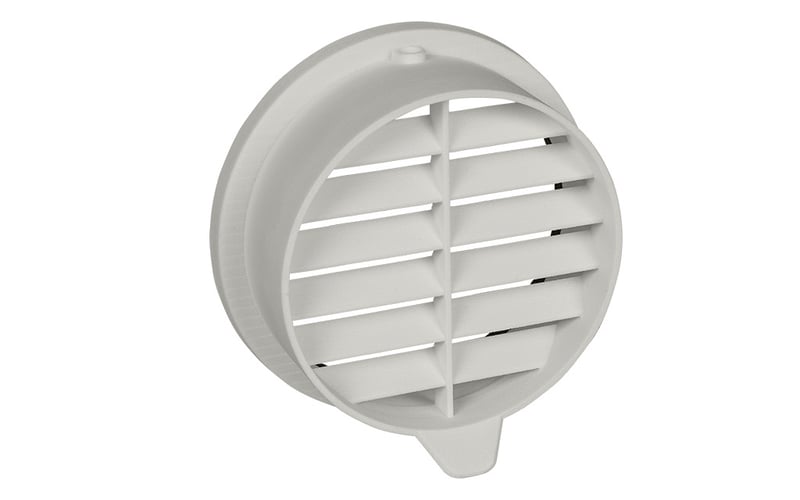 Fassadenabschluss DN100 Meltem 200135 M-WRG-II KSR-1 für Wohnraumlüfter