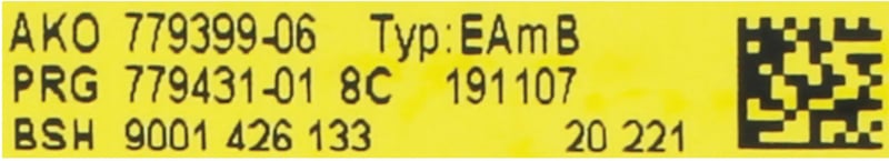 Bedienmodul 00754476