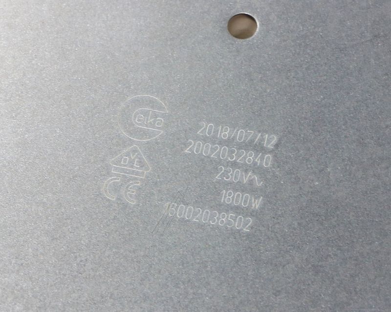 Kochfeld-Heizelement für Ofen Whirlpool 482000022931 1800W, 230V