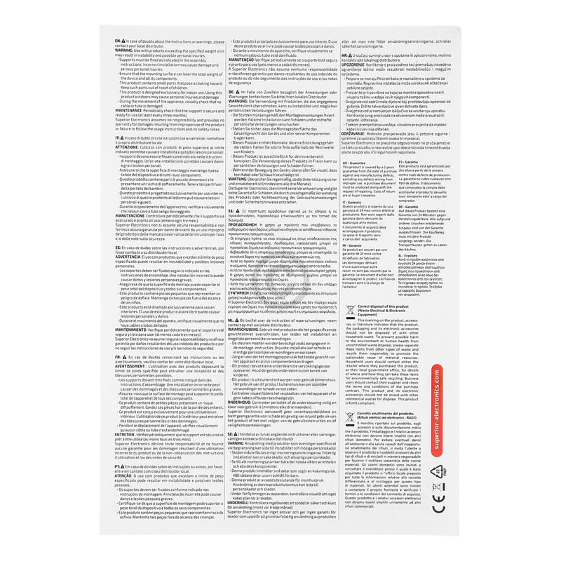 Zwischenbaurahmen ausziehbar Superior SUPSLW003 für Waschmaschine Superior