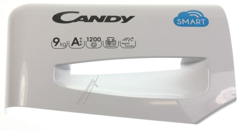 Blende Waschmittelkasten für Waschmaschine Candy/Hoover 41043686 Fach Klappe