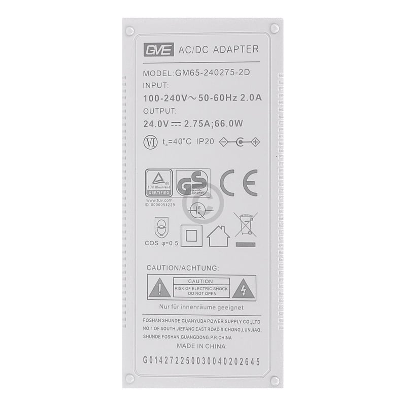 Netzadapter der Station Ecovacs 201-2250-0031 für Staubsauger-Roboter