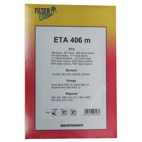 Eta406M Beutel für Staubsauger Filterclean FL0054K 4+1+1