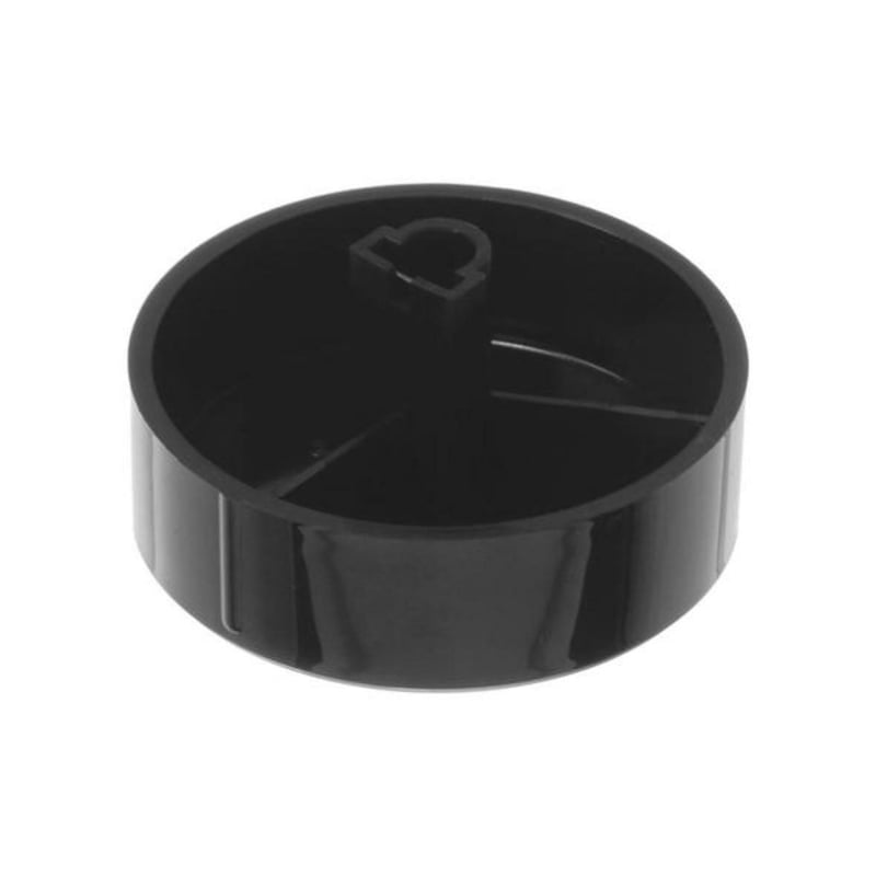 Drehgriff-Vorwahl rund, feststehend, schwarz, unbeleuchtet 10005031