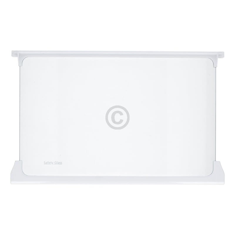 Glasplatte oben mitte beko 4629850500 452x283 mit Leisten für KühlGefrierKombination