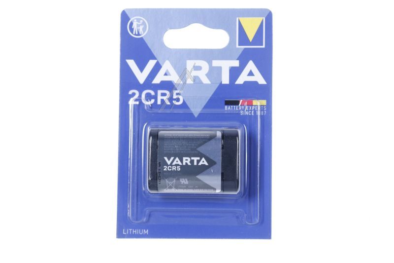 Varta 2CR5 Lithiumbatterie für Waschmaschine 6V 1600mAh