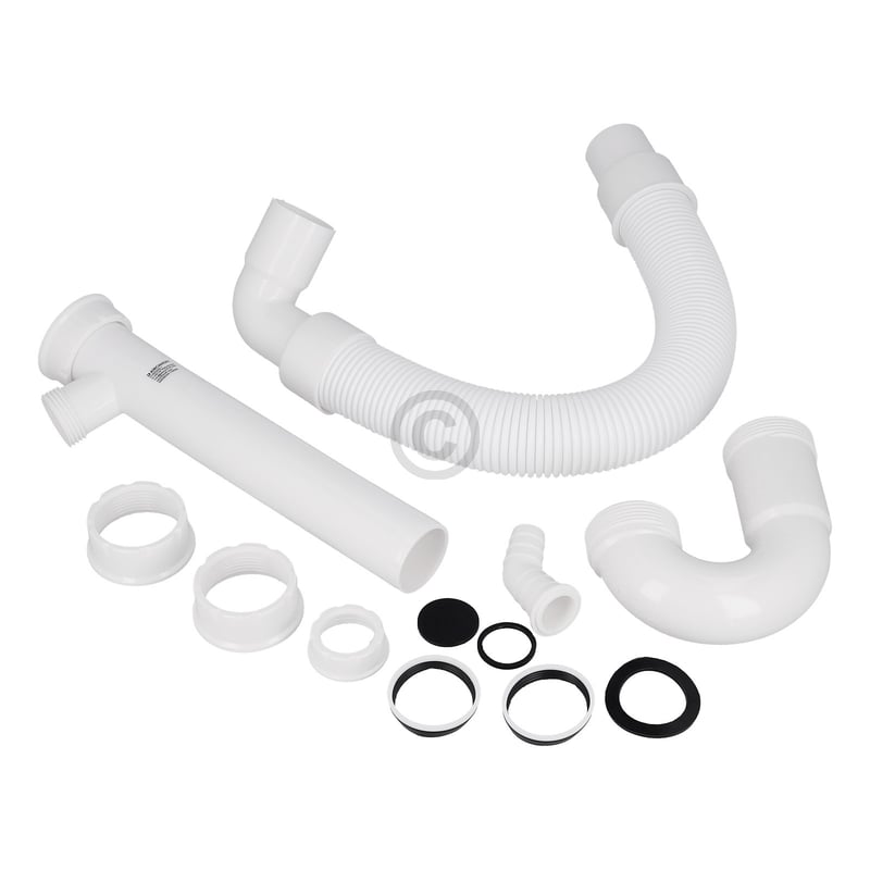 Siphon 1 1/2"x40/50mm flexibel mit 3/4" Geräteanschluss KIRCHHOFF 98836548