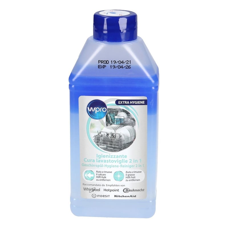 Reiniger 2in1 Wpro LIQ108 484000008896 für Geschirrspüler 250ml 484000008897
