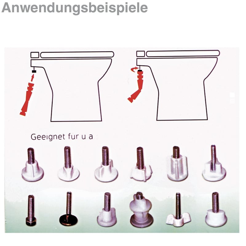 WC-Sitz Toilette Montageschlüssel