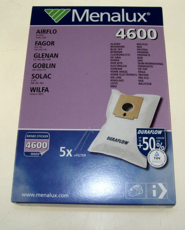 Staubsaugerbeutel für Staubsauger Electrolux AEG 9001961391 5er Pack