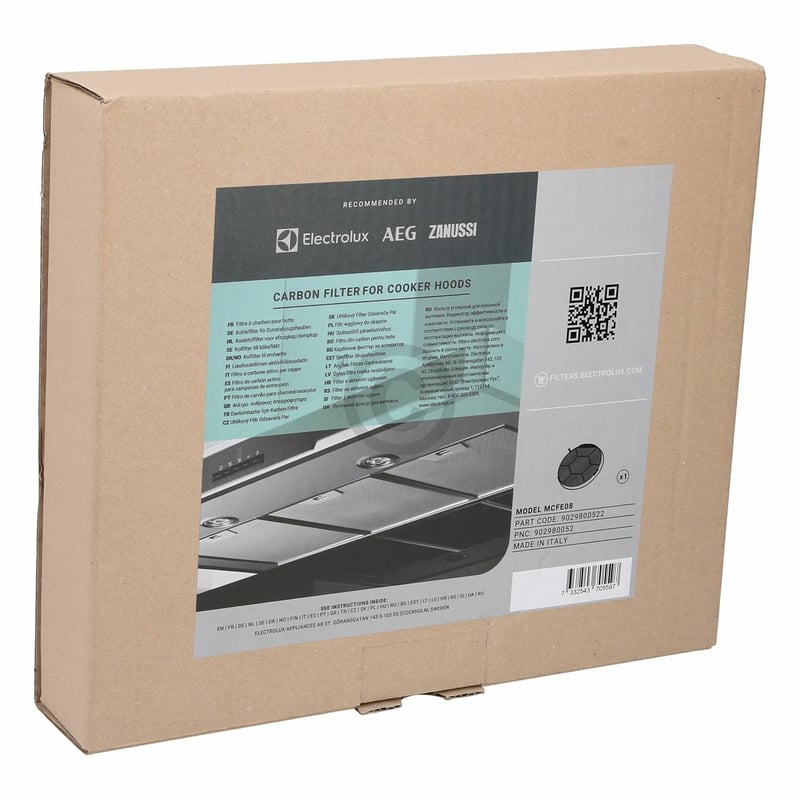 Kohlefilter Type28 Electrolux 902980052/2 MCFE08 240mmØ für Dunstabzugshaube