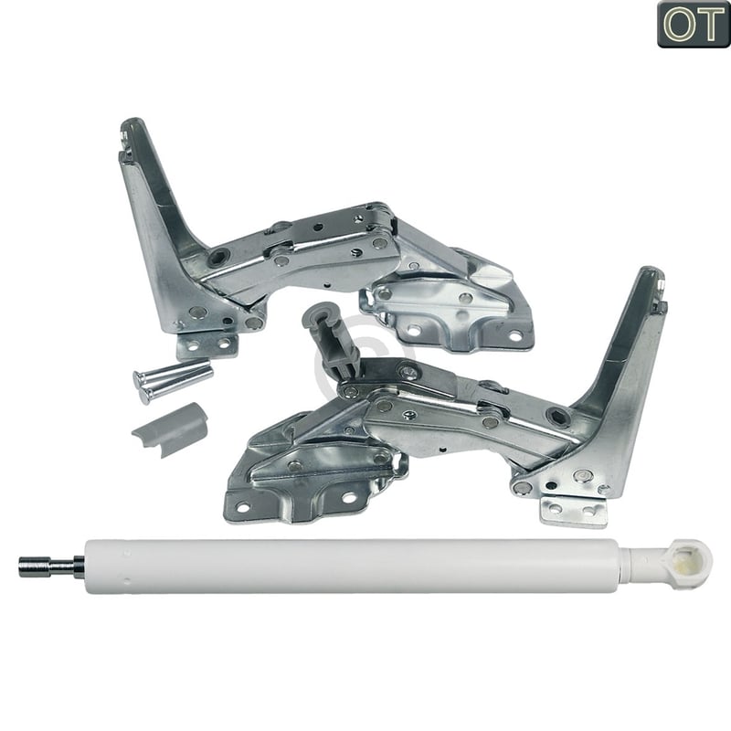 Türdämpfer + Türscharnier oben + unten Liebherr 9590166 für Kühlschrank