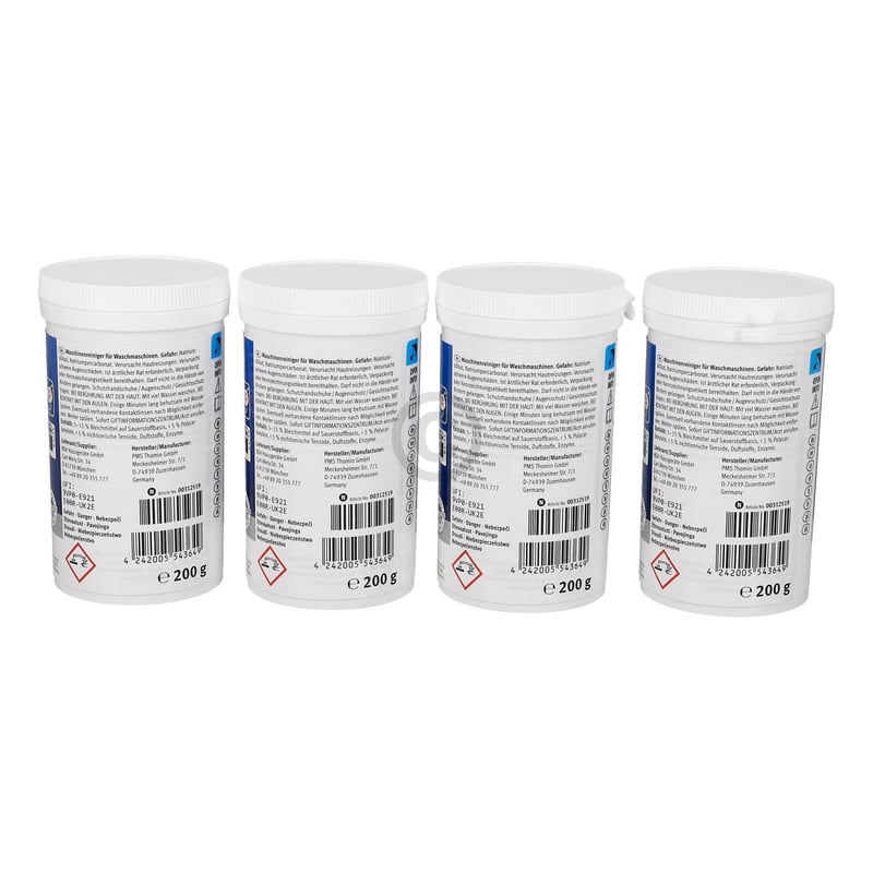 Waschmaschinenreiniger Set Bosch Siemens 00312520 4Stk Bosch