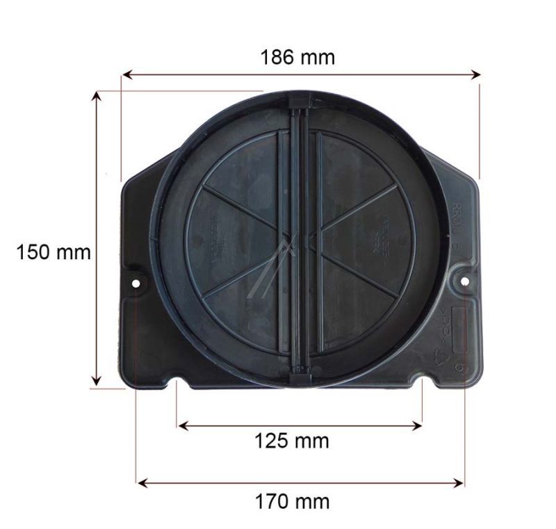 Luftauslass-Anschluss für Dunstabzugshauben (4055206132)