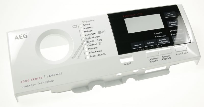 Blendenhalter gedruckt für Waschmaschine AEG 140123676011 Frontblende