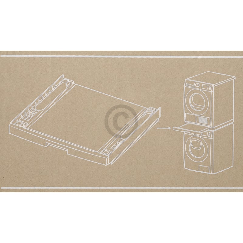 Zwischenbaurahmen Samsung DC98-03234A für Trockner