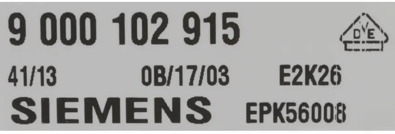 Bedienmodul 00640196