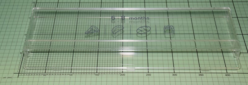 Schubladendeckel für Kühlschrank Amica 1045201 Gemüsefach