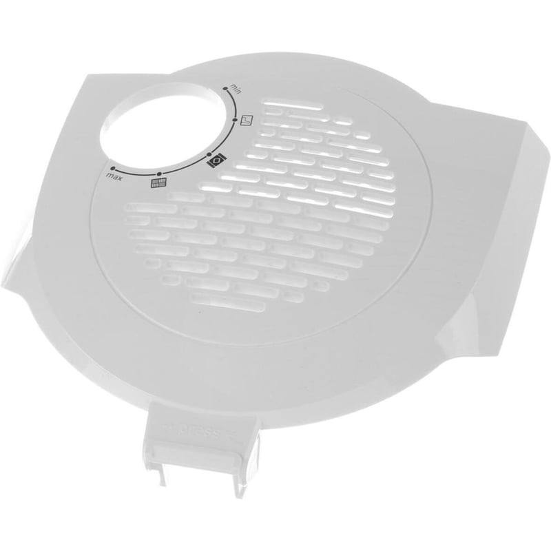 Deckel TOP SECTION COMPL. WHITE, WITH PRINTING 12037175 Bosch