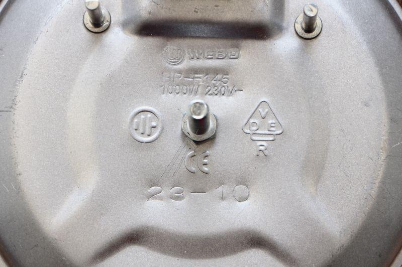 Kochplatte 145mm für Herd Vestel 32003912 1000W