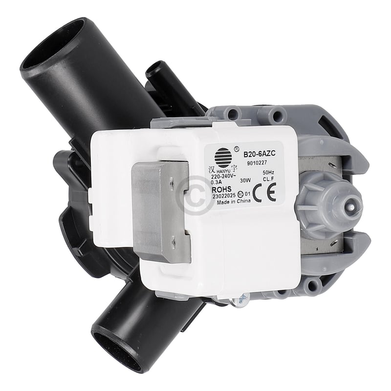 Ablaufpumpe passend für Bosch 00145787 Askoll mit Pumpenkopf und Sieb