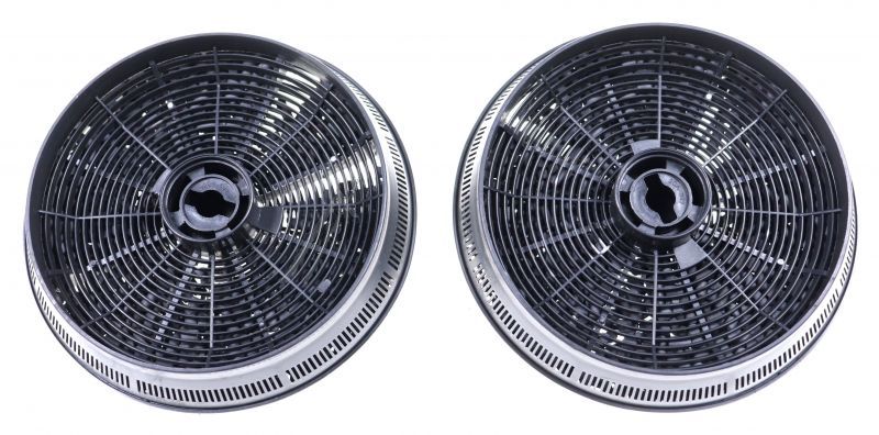 Aktivkohlefilter-Set für Dunstabzugshaube Beko/Grundig/Arcelik C00869342 (145mm, 2 Stück)