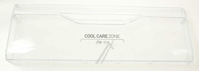 Gemüseschalenabdeckung für Kühlschrank Whirlpool 488000381624 Front, transparent