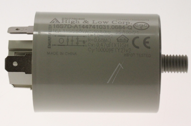 Entstörfilter für Beko Staubsauger C00867761 Störfilter