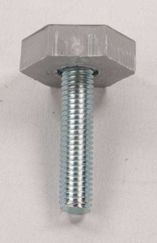 Verstellbarer Fuß für Gefrierschrank Vestel 47027801 Gewinde M8x35 hellgrau