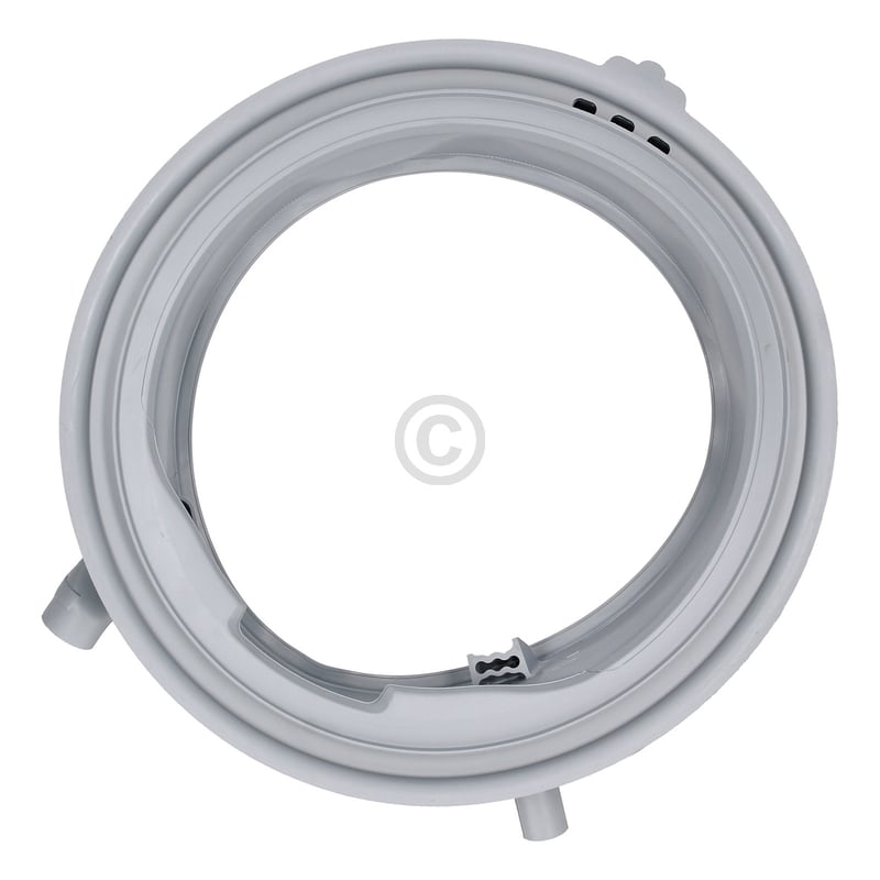 Fenstermanschette anthr. mit BeleuchtungsstutzenFettbeständig / Silikon