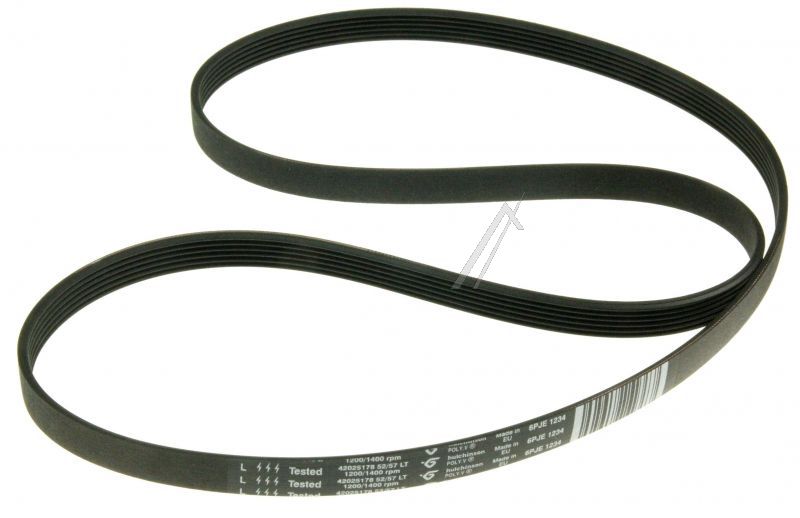 Keilriemen 6PJE1234 für Trockner Amica 1024385 Poly-V-Riemen