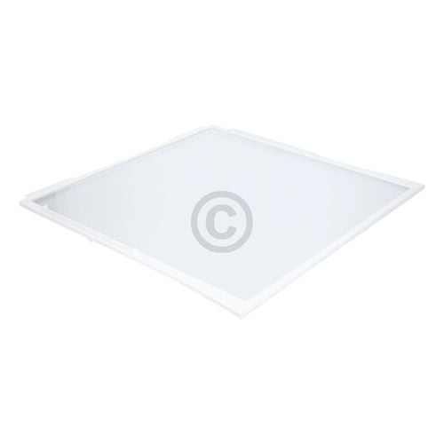 Glasplatte BOSCH 00689252 im Rahmen für Gemüsefach Kühlteil KühlGefrierKombination