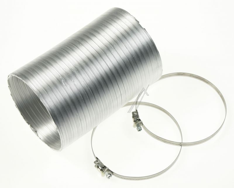 Alu-Flexschlauch mit Schellen für Elica Dunstabzugshaube KIT0094727 125 mm