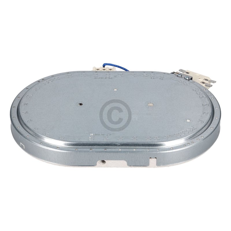 Strahlheizkörper oval 170x265mm 2300/1500W Küppersbusch 544116 für Kochfeld