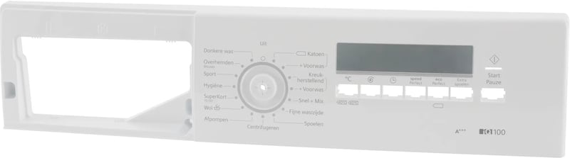 Bedienblende für Geschirrspüler Bosch 11021898 Frontblende, weiß