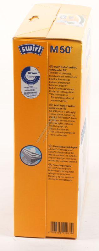 Staubsaugerbeutel M50 für Staubsauger Melitta 99757 Airspace Green Line 4er Pack