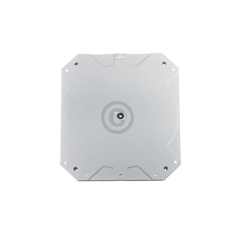 Drehteller Hailo 1907229 weiß Metall rechteckig für Abfallsammler-System