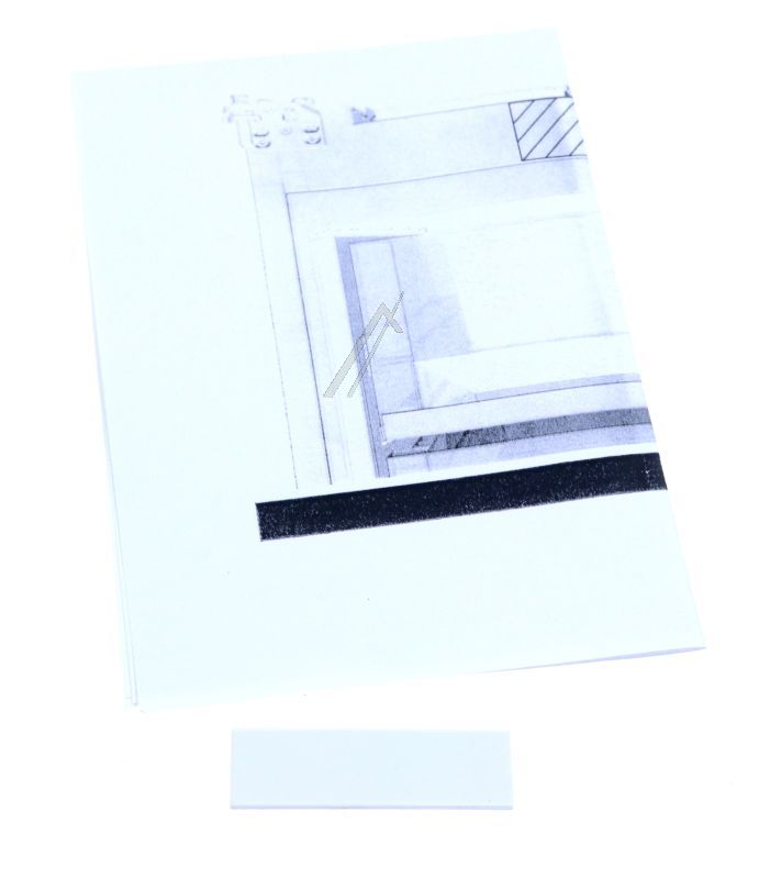 Verstärkungsplatte für Kühlschrank Liebherr 282013300 weiß klebend