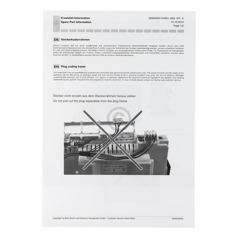 Leistungsmodul programmiert 00659938